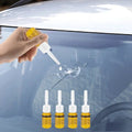 DIY Windshield Crack Repair Kit with Precision Bridge and UV Light - 4pcs