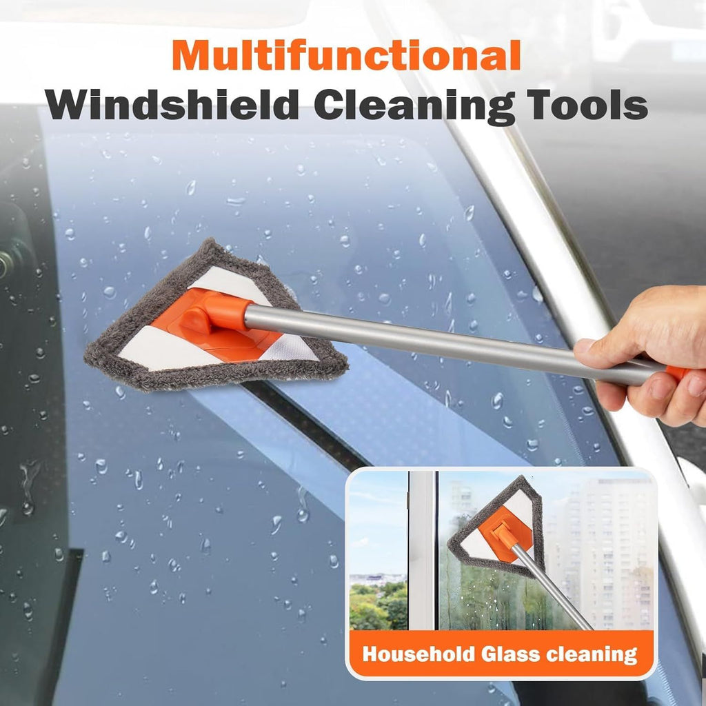 Triangular Windshield and Window Cleaning Tool