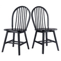 Classic Black Windsor Chair Set