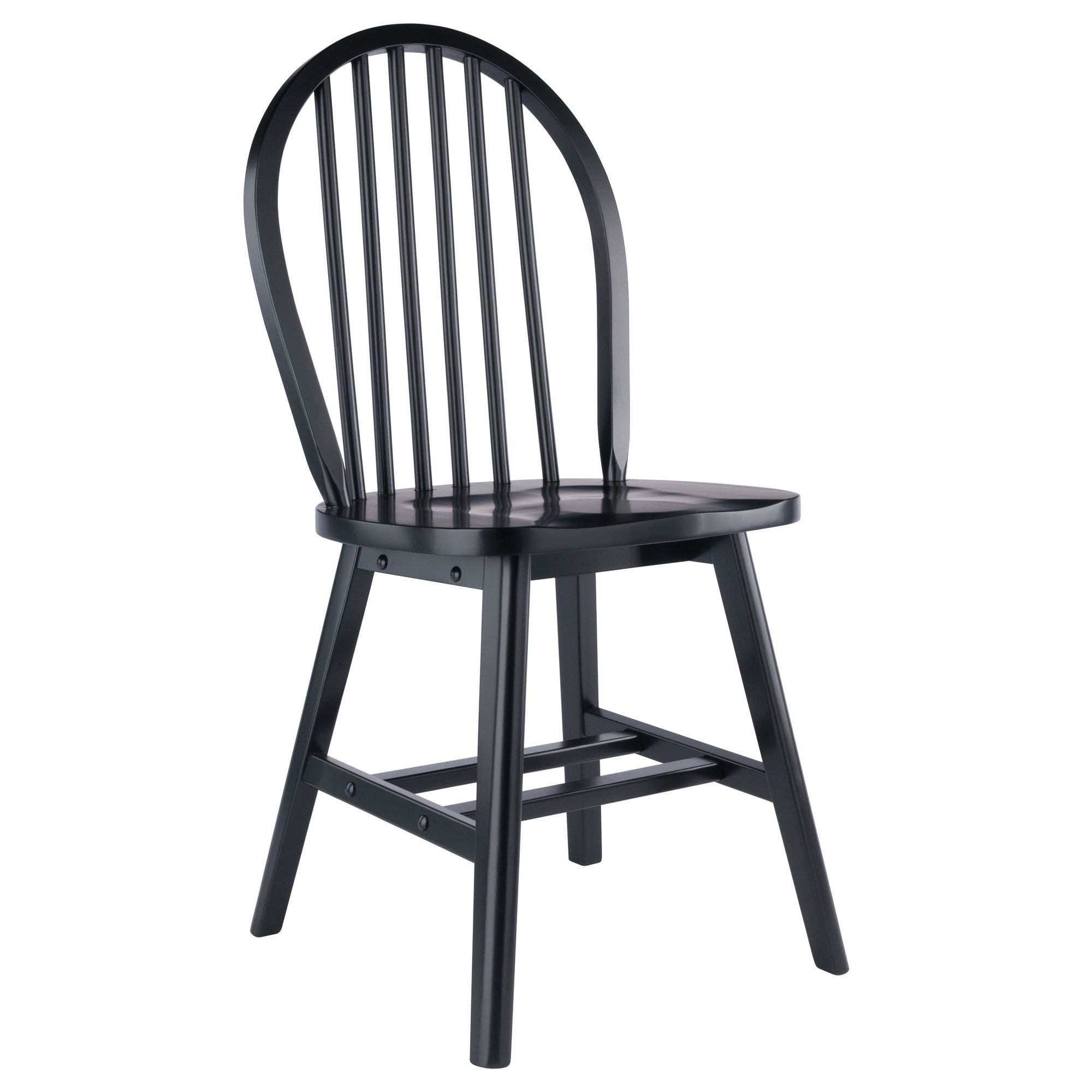 Classic Black Windsor Chair Set