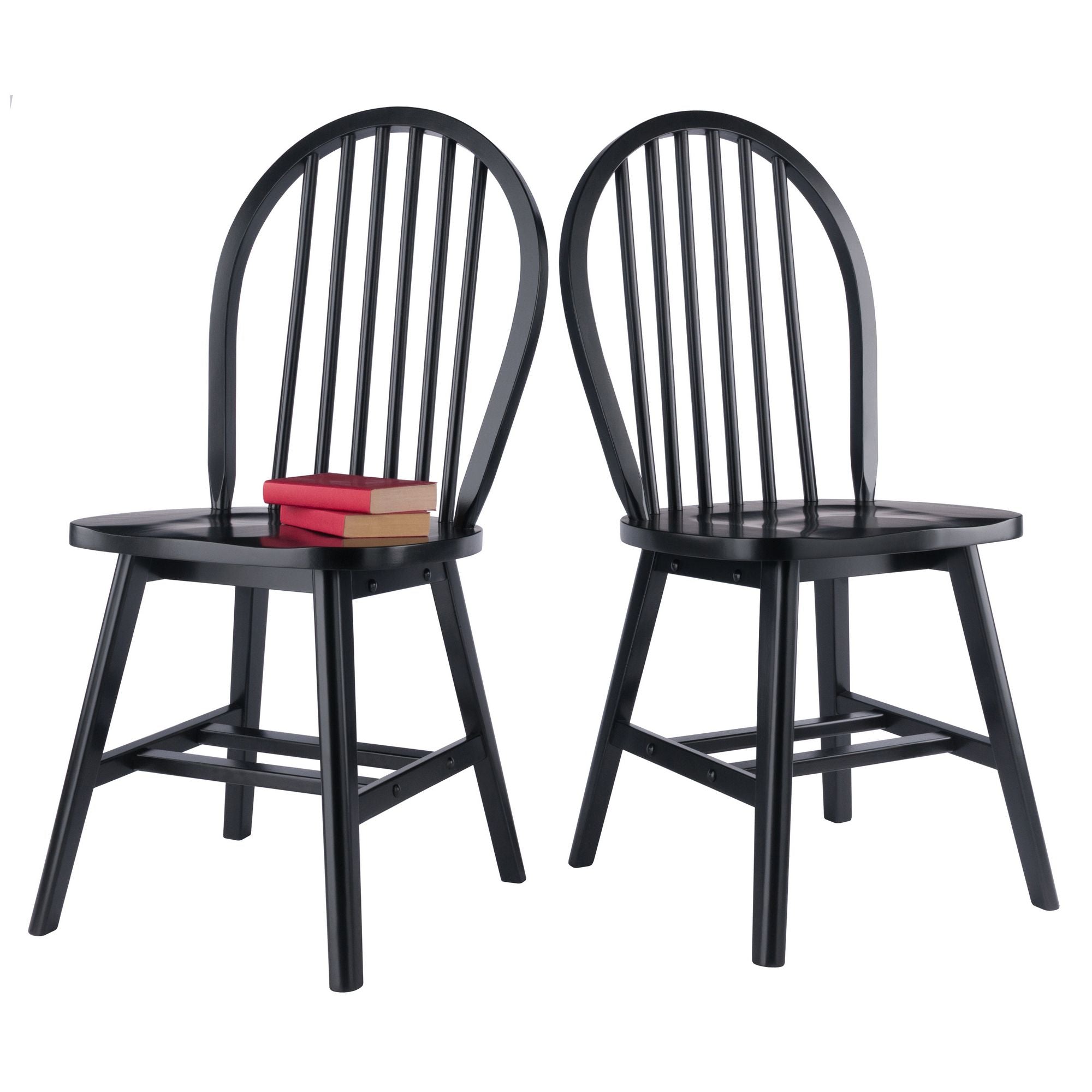 Classic Black Windsor Chair Set