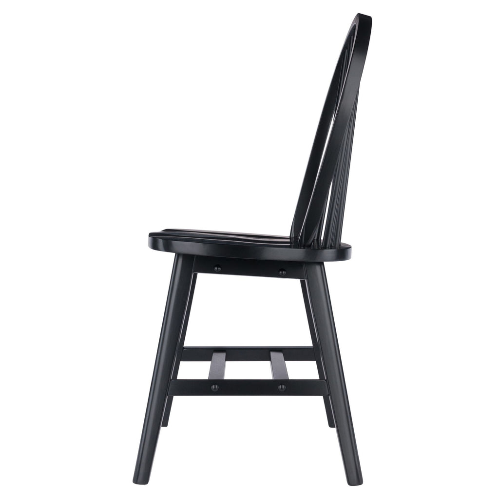 Classic Black Windsor Chair Set