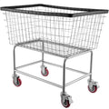 Wire Laundry Cart with Removable Basket and Wheels