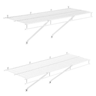 Flexible Wall-Mounted Wire Shelf Kit