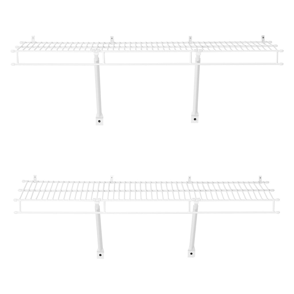 Flexible Wall-Mounted Wire Shelf Kit