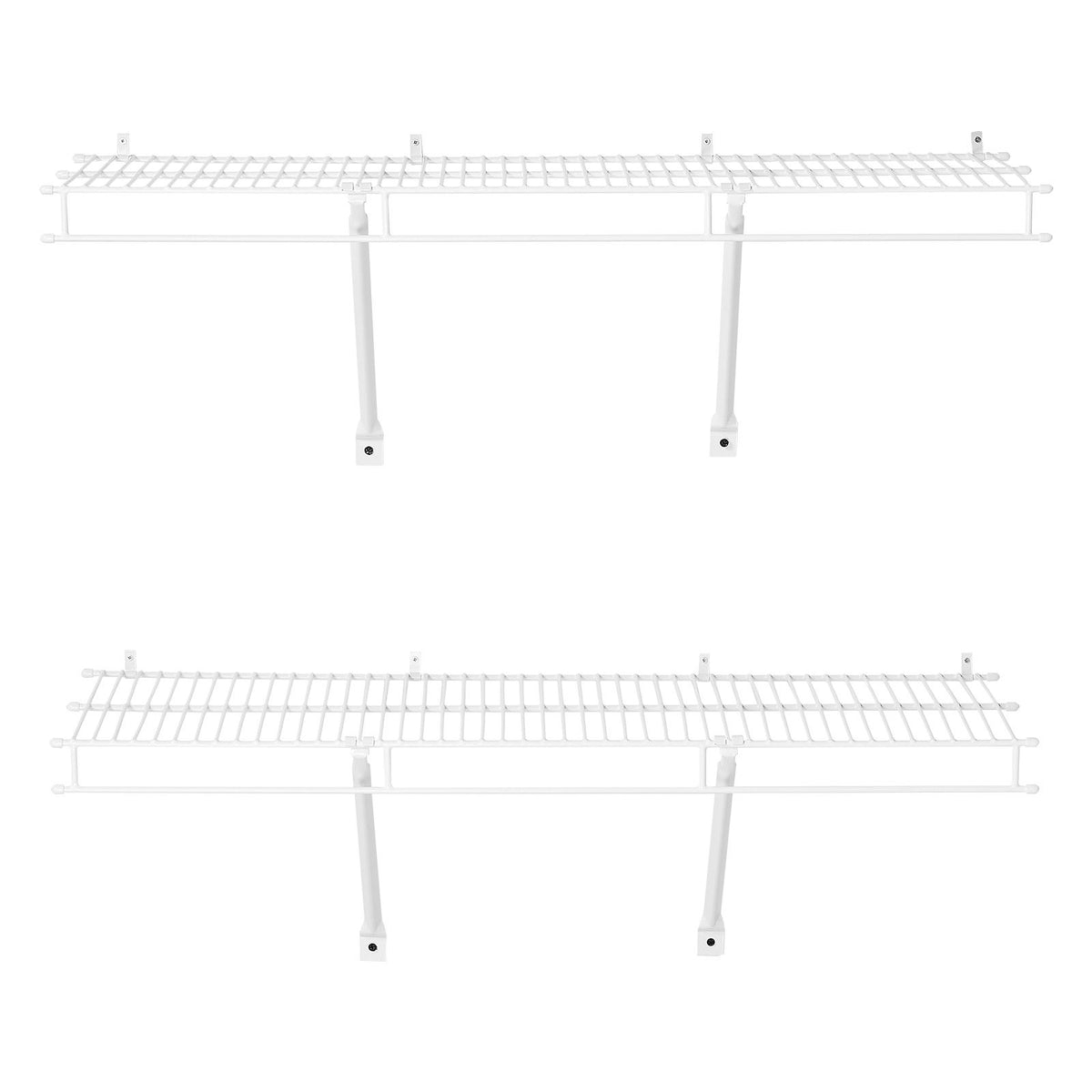 Flexible Wall-Mounted Wire Shelf Kit