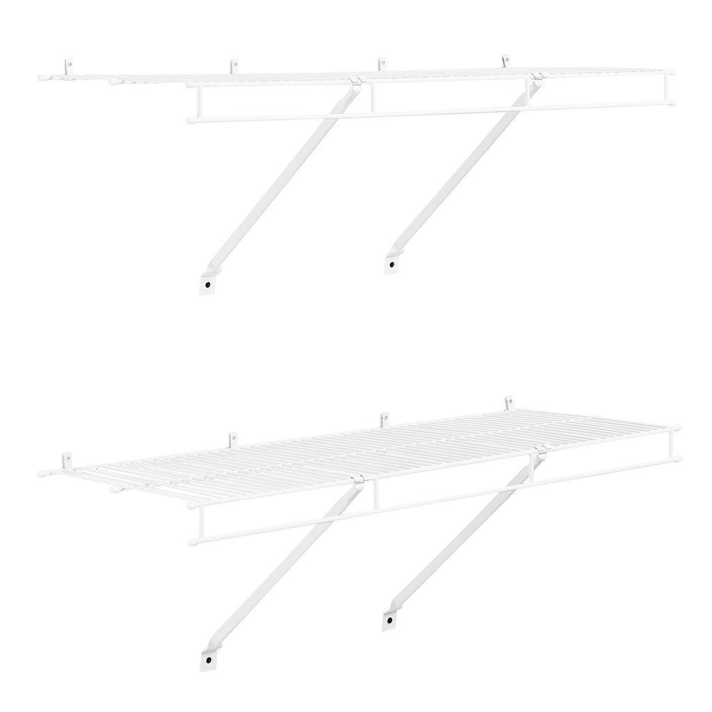 Flexible Wall-Mounted Wire Shelf Kit