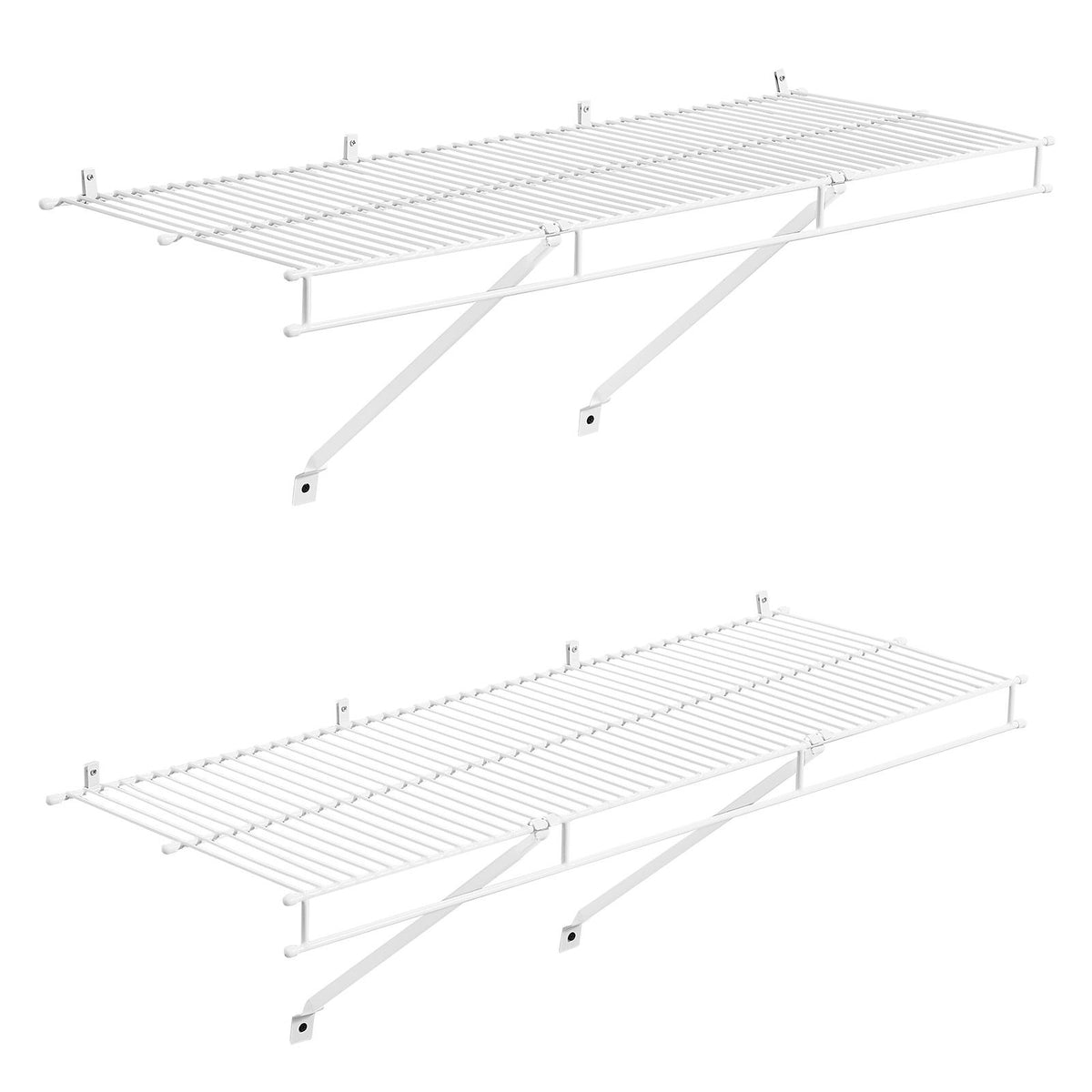 Flexible Wall-Mounted Wire Shelf Kit