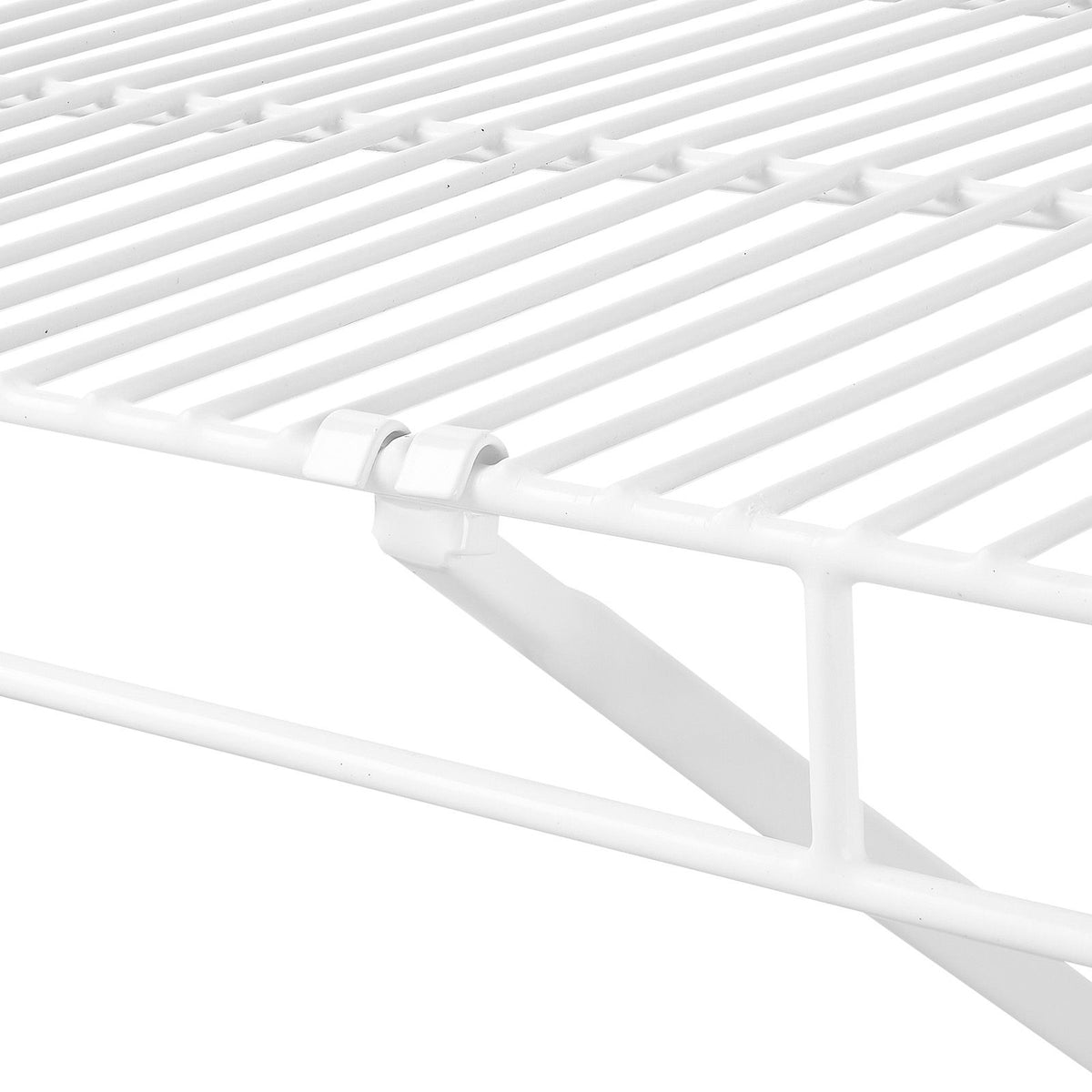 Flexible Wall-Mounted Wire Shelf Kit