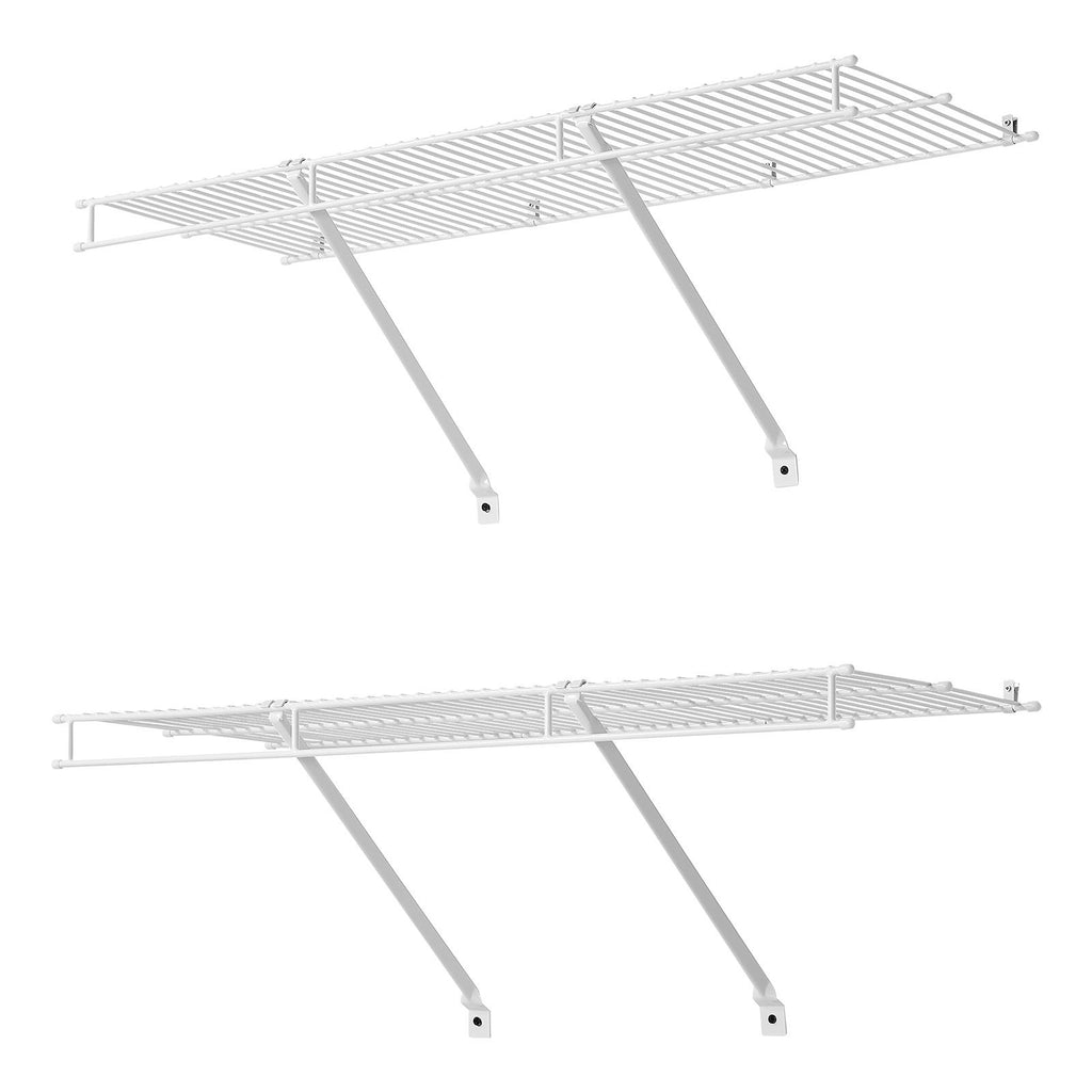 Flexible Wall-Mounted Wire Shelf Kit