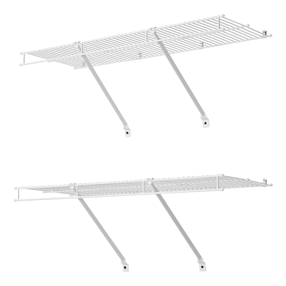 Flexible Wall-Mounted Wire Shelf Kit