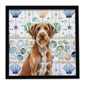 Coastal Wirehaired Pointing Griffon Framed Art