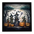 Witches Spooky Halloween Framed Wall Art