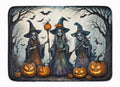 Spooky Witches Halloween Cushioned Kitchen Mat