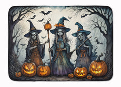Spooky Witches Halloween Cushioned Kitchen Mat
