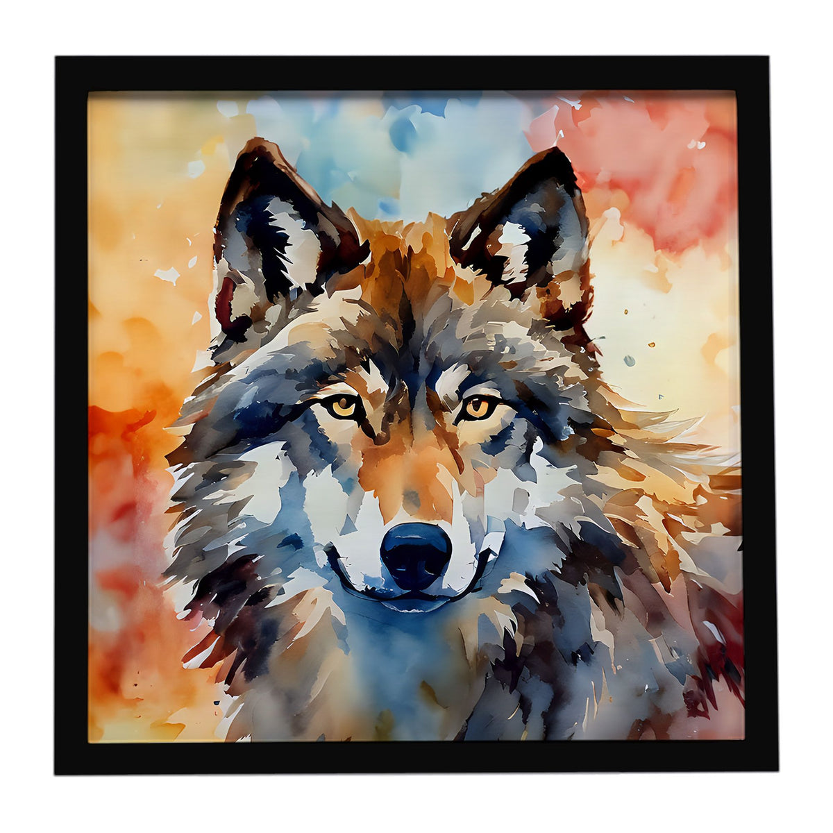 Wolves Framed Wall Art With Contemporary Character