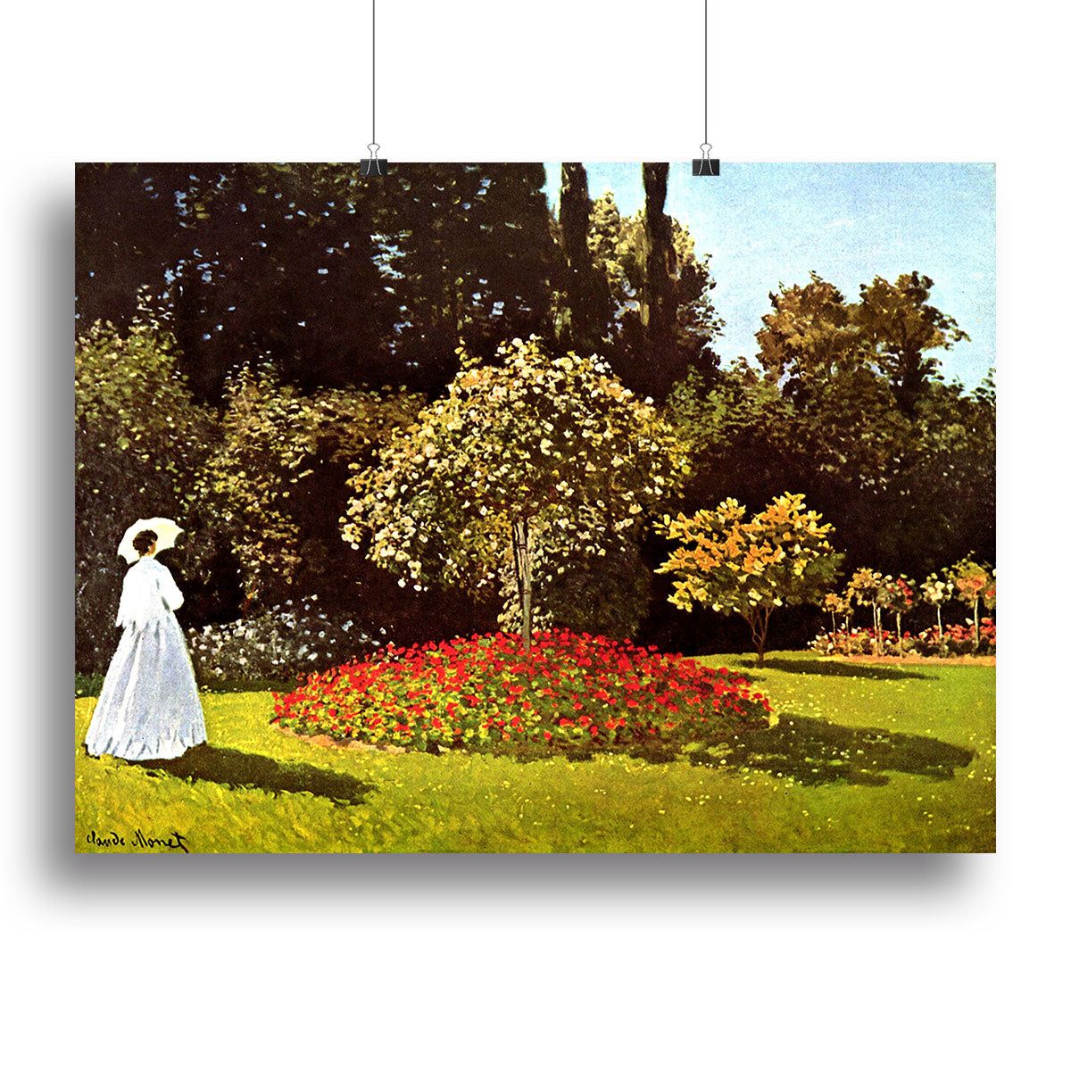 Monet's Woman in the Garden Wall Art