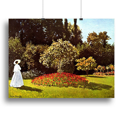 Monet's Woman in the Garden Wall Art