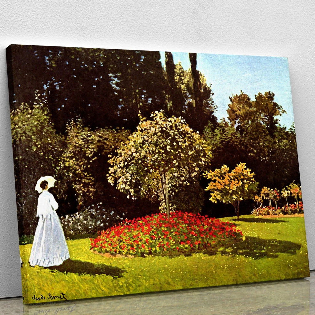 Monet's Woman in the Garden Wall Art