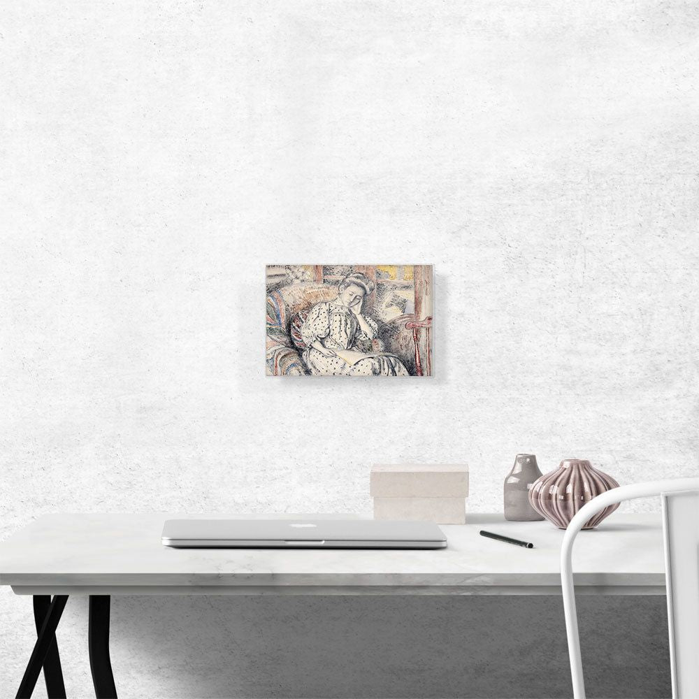 Woman Resting On a Couch Wall Art