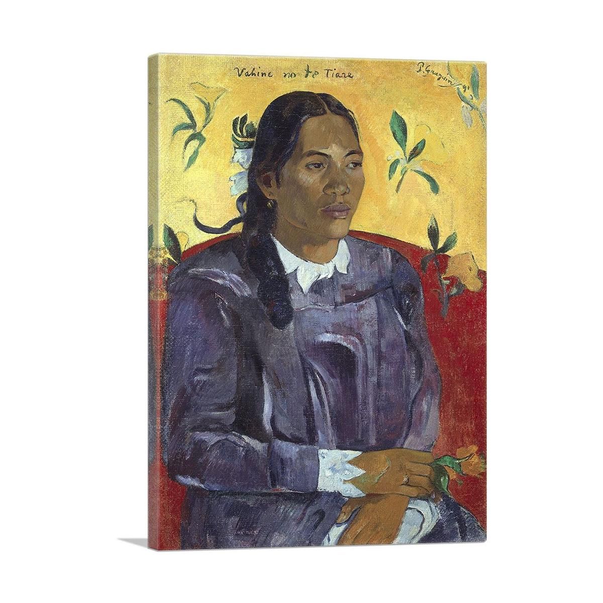 Woman With a Flower - Vahine no te Tiare 1891