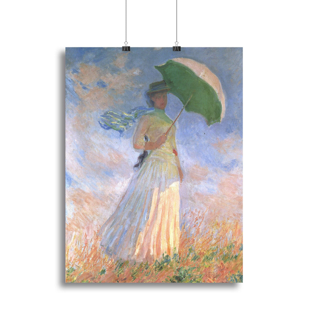 Woman with Parasol 2 by Monet Wall Art
