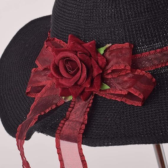 Shapeable Wide-Brim Knitted Witch Hat