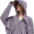 Women's Full-Zip Sun Jacket with Mask Hood