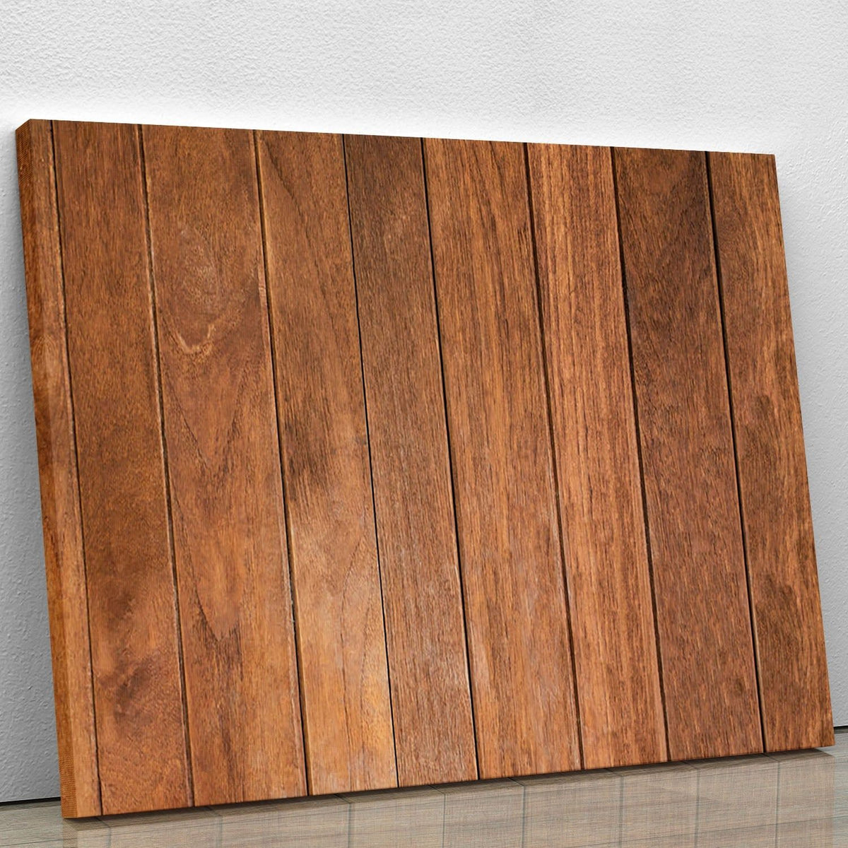Vertical Wood Pattern Canvas Print or Poster