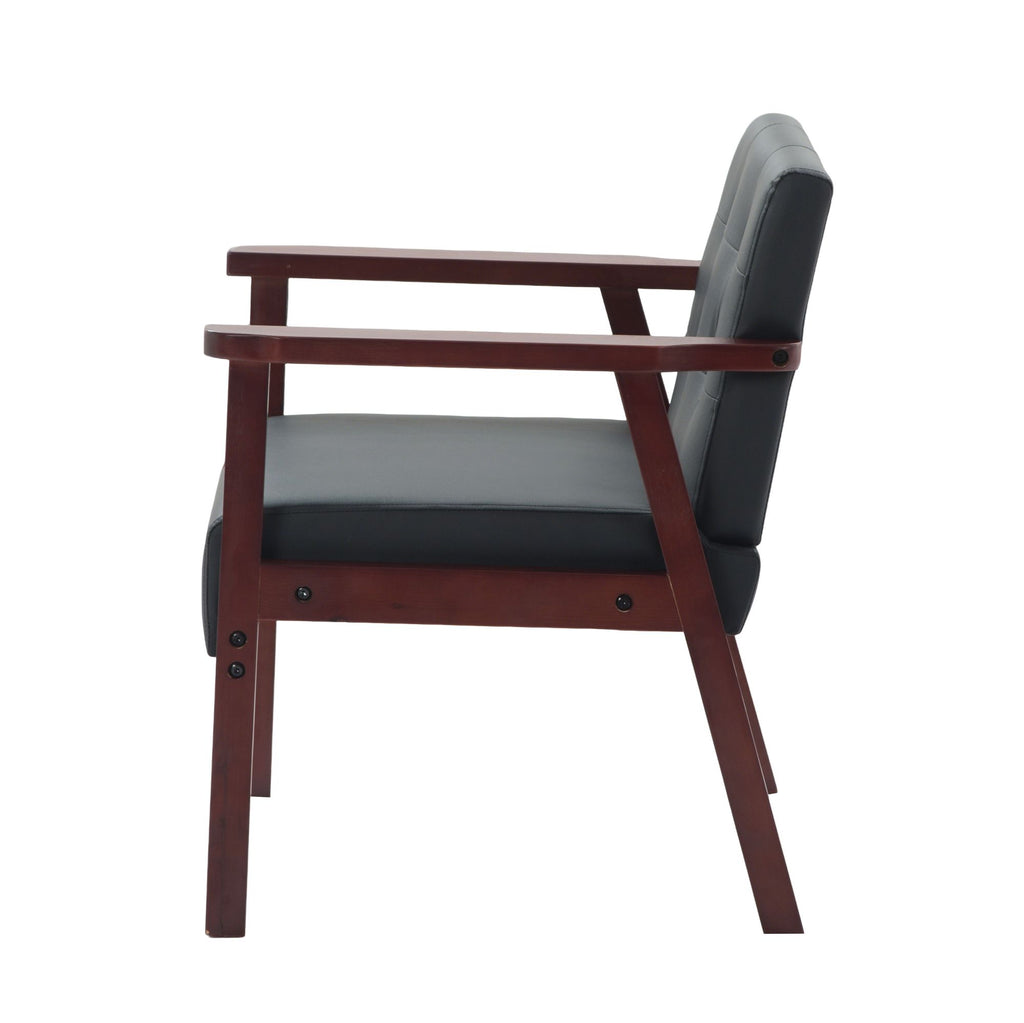 Classic Frame Accent Armchair with Tufted Back