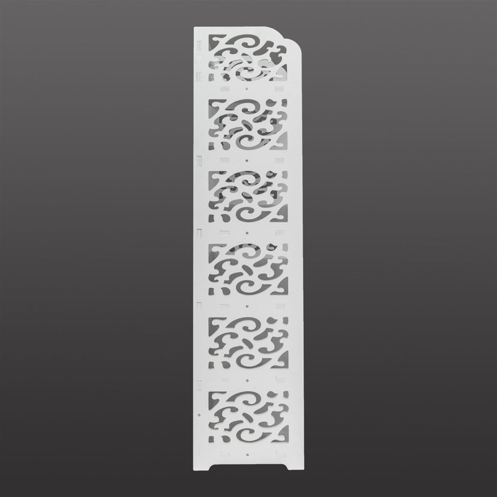 Six-Tier Shoe Rack with Hollow Design for Entryway Organization