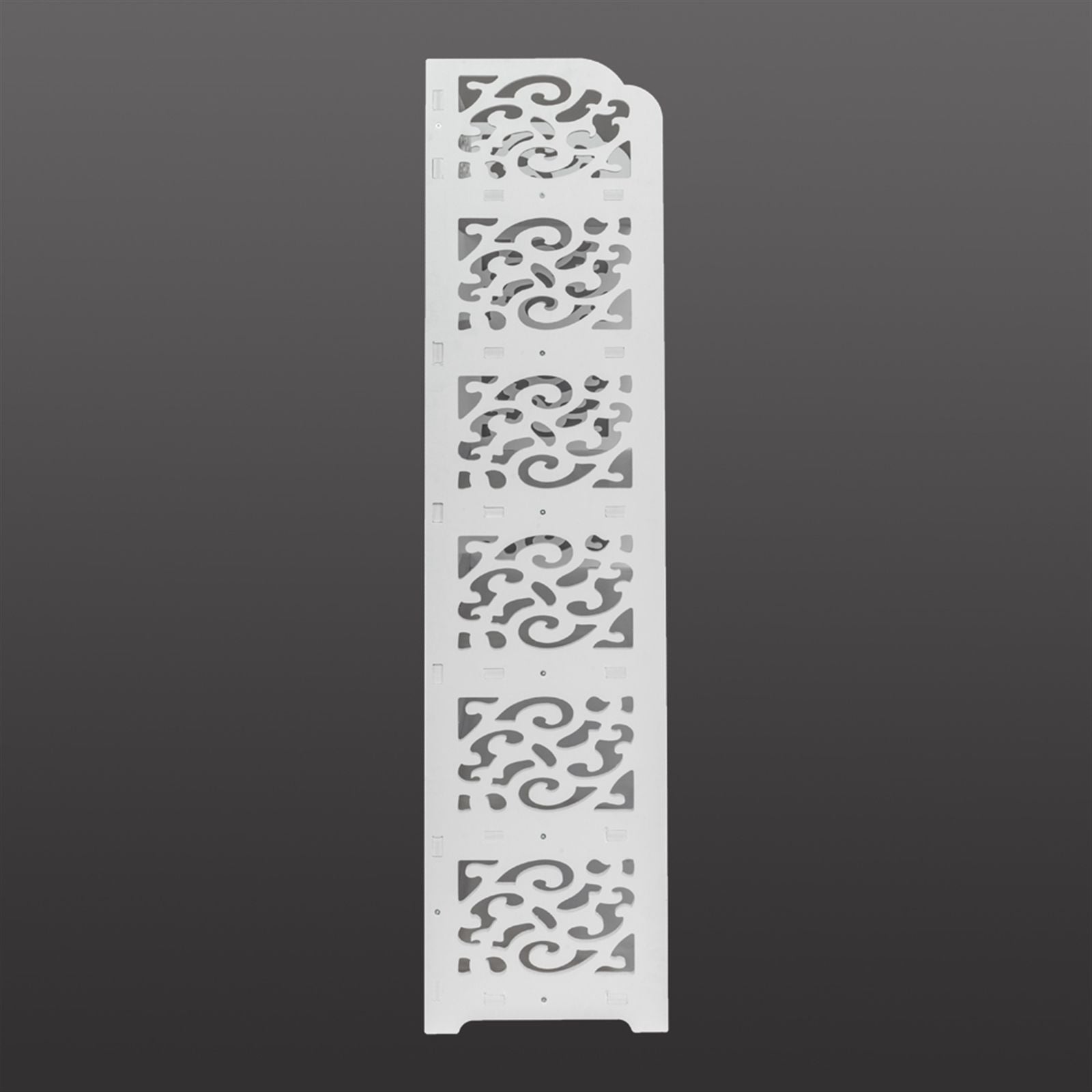 Six-Tier Shoe Rack with Hollow Design for Entryway Organization