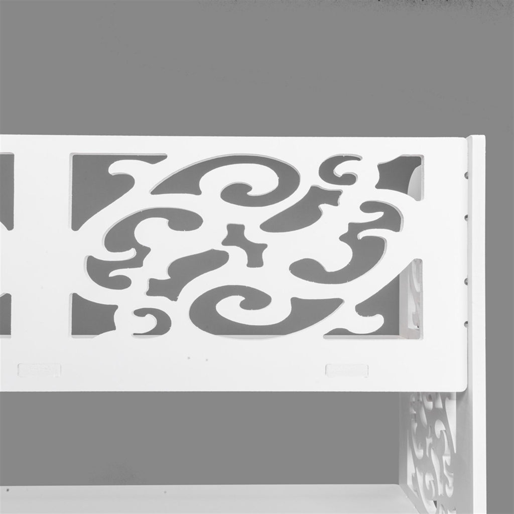Six-Tier Shoe Rack with Hollow Design for Entryway Organization