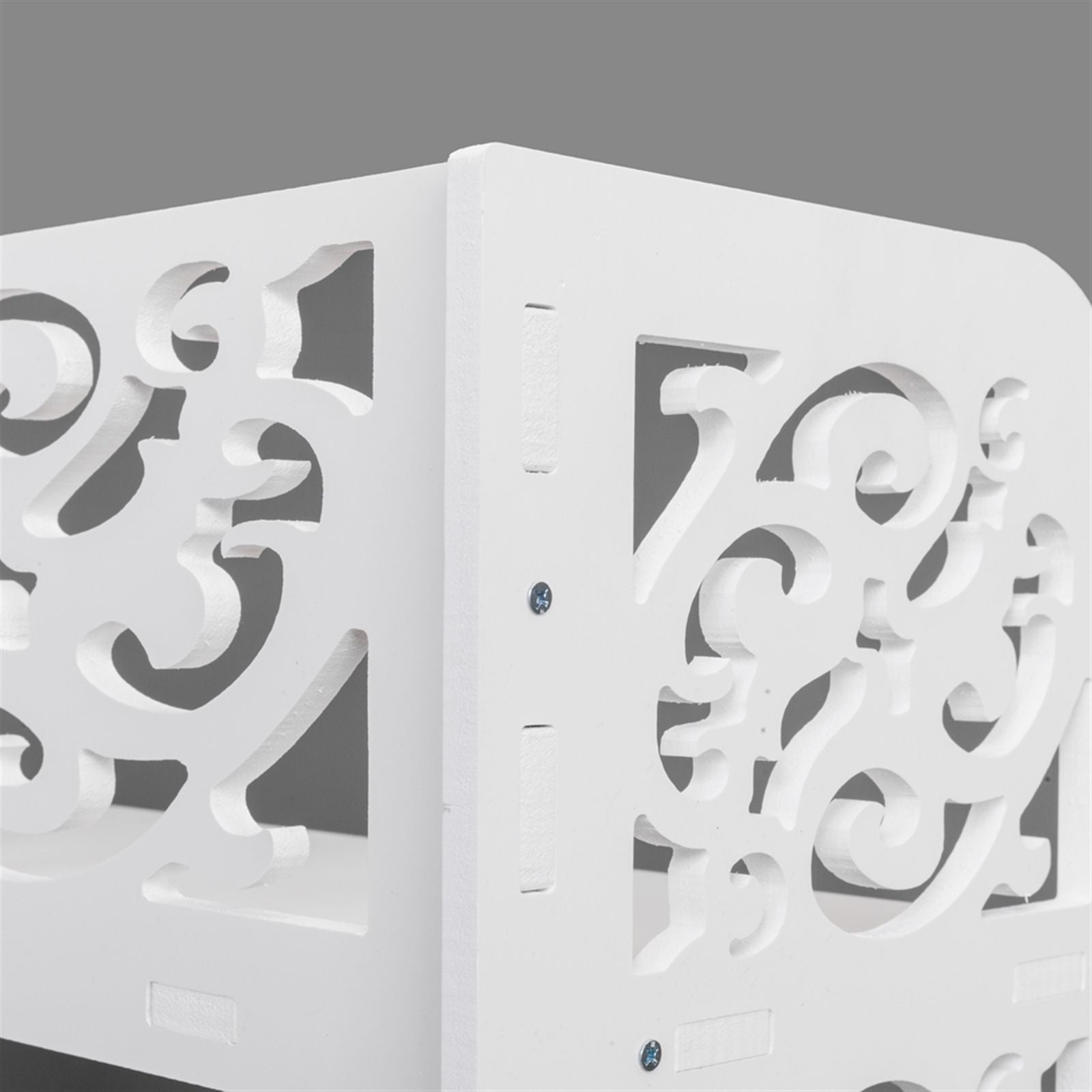 Six-Tier Shoe Rack with Hollow Design for Entryway Organization