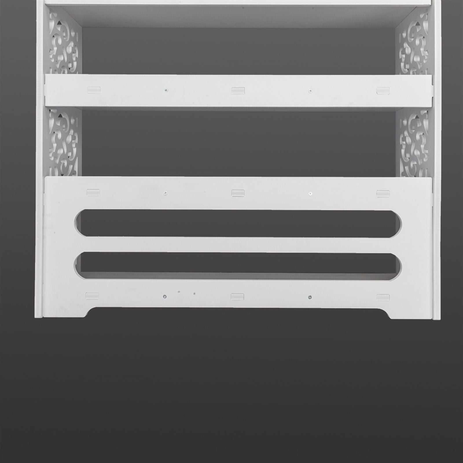 Six-Tier Shoe Rack with Hollow Design for Entryway Organization