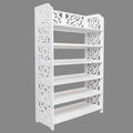 Six-Tier Shoe Rack with Hollow Design for Entryway Organization