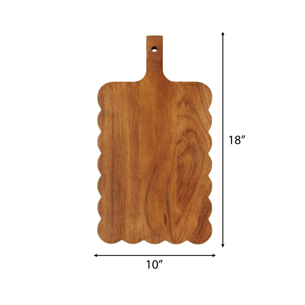 Scalloped Rectangle Serving Board
