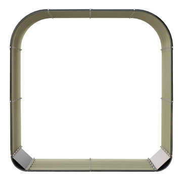 Firewood Storage Rack with Protective Edge and Wraparound Cover