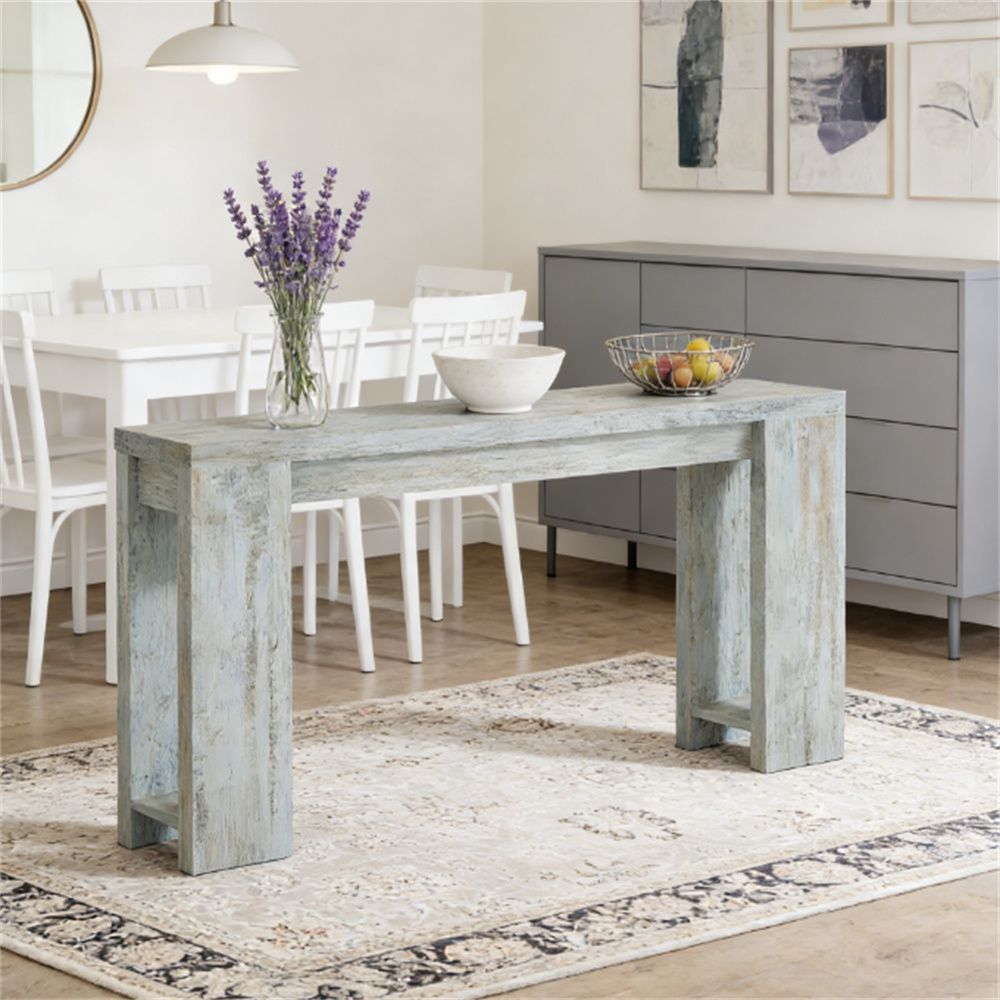 Classic Farmhouse Console Table – Wide for Entryway, Living Room, or Foyer
