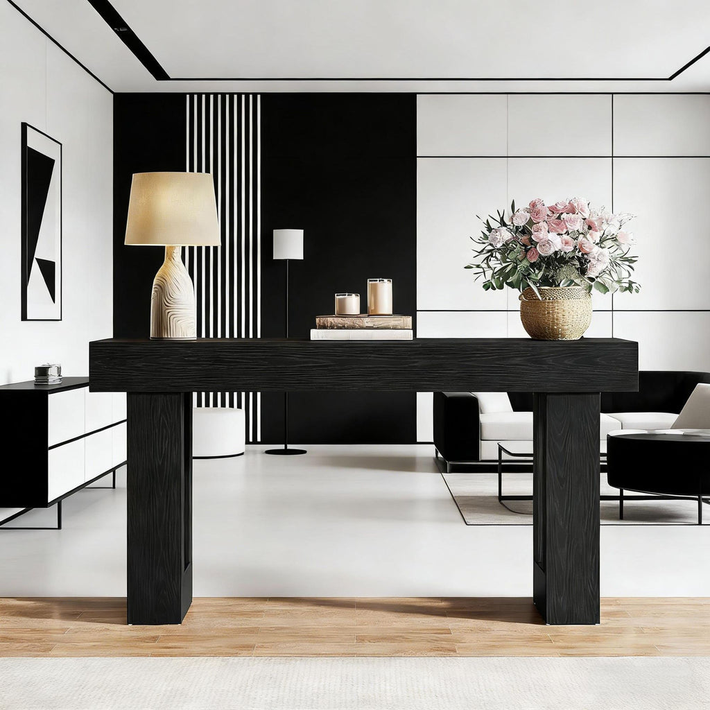 Country-Style Console Table for Entryways and Living Rooms