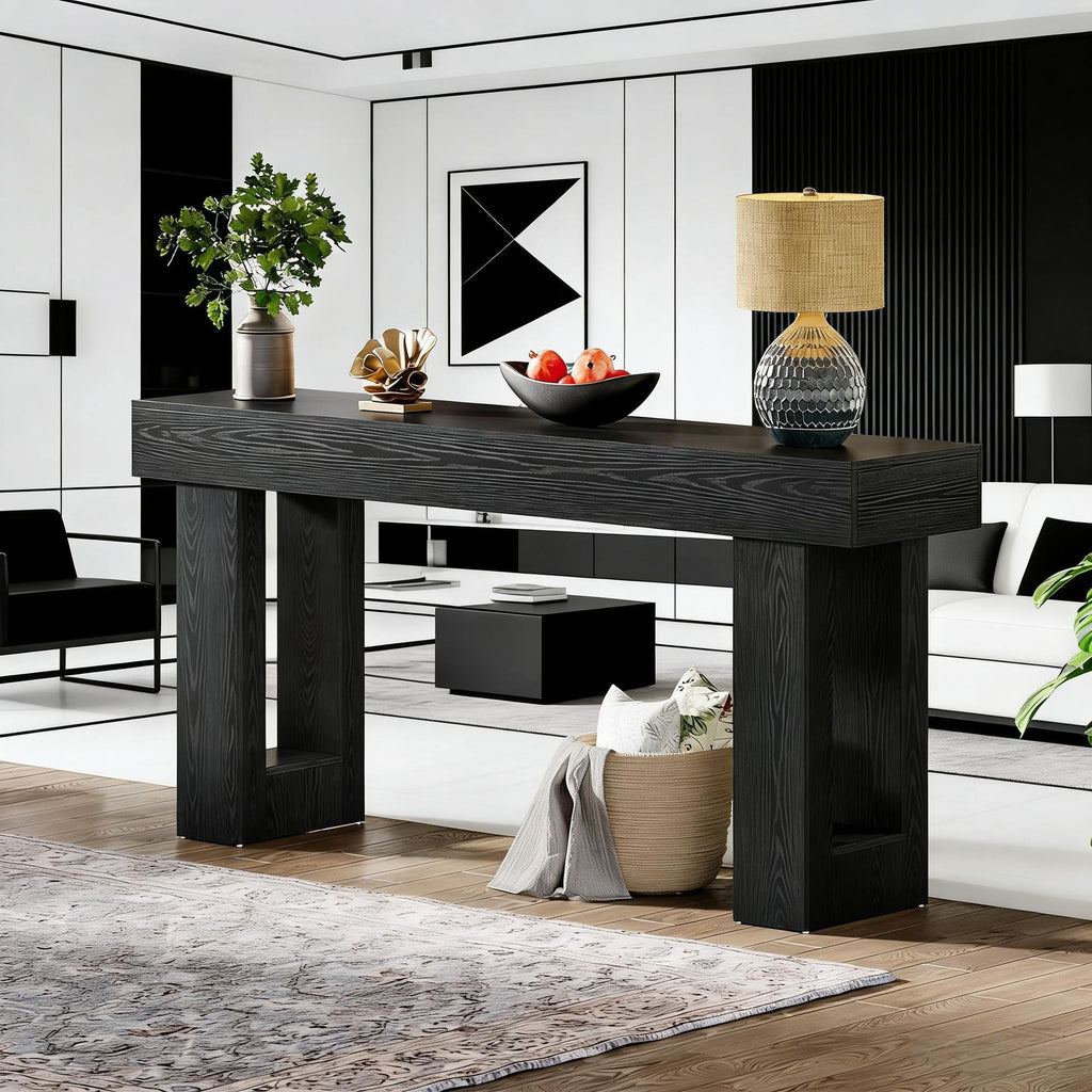 Country-Style Console Table for Entryways and Living Rooms