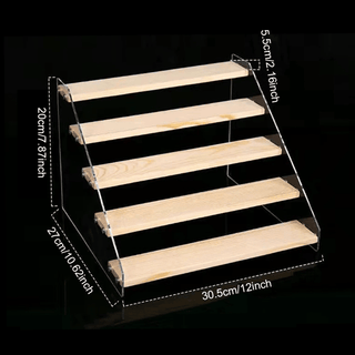 Tiered Display Stand for Graded Cards, Figures, Candles, and Cosmetics