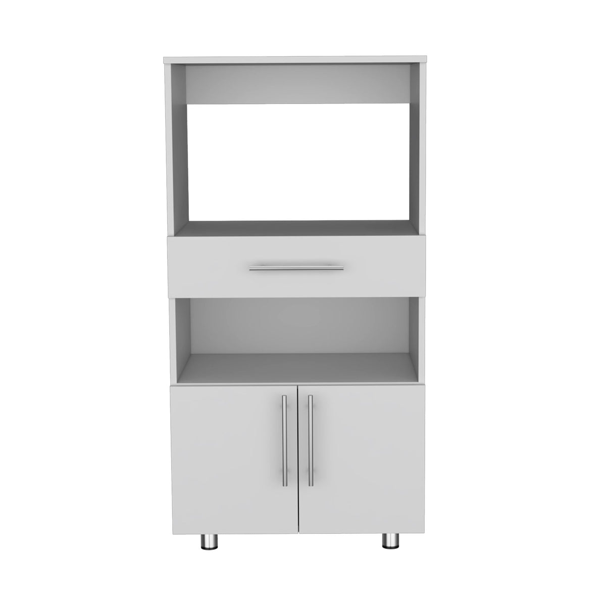 Worland Pantry Cabinet with Microwave Shelf & Storage Drawer