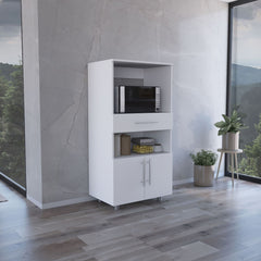 Worland Pantry Cabinet with Microwave Shelf & Storage Drawer