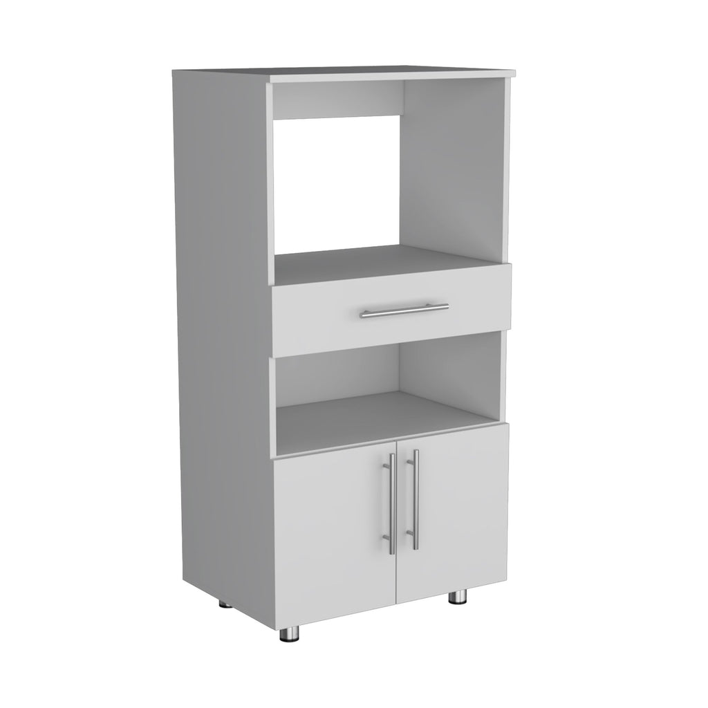 Worland Pantry Cabinet with Microwave Shelf & Storage Drawer