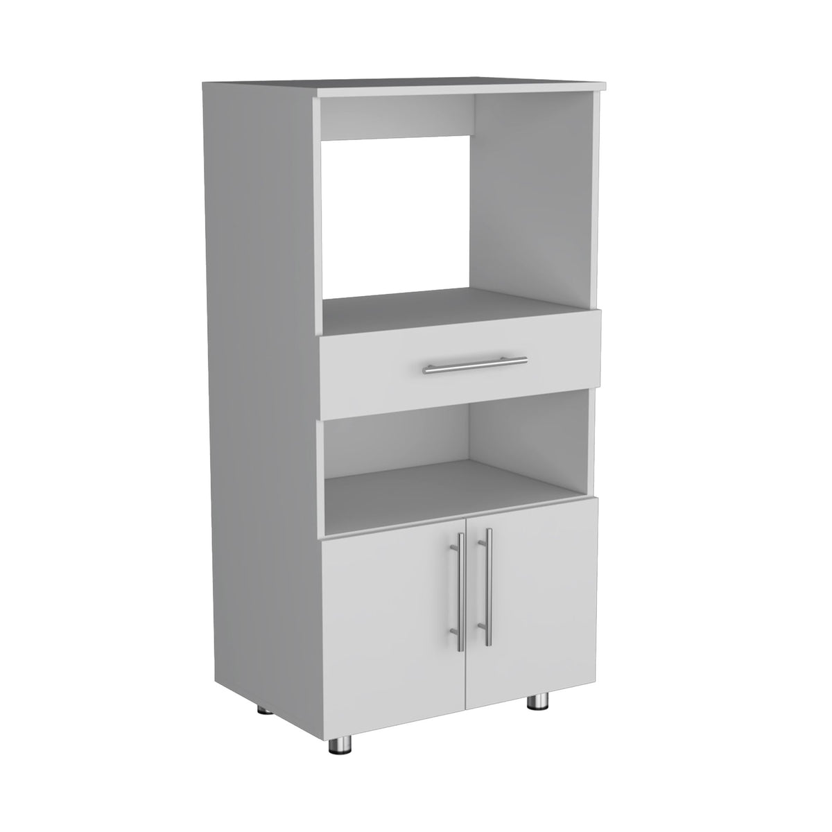 Worland Pantry Cabinet with Microwave Shelf & Storage Drawer