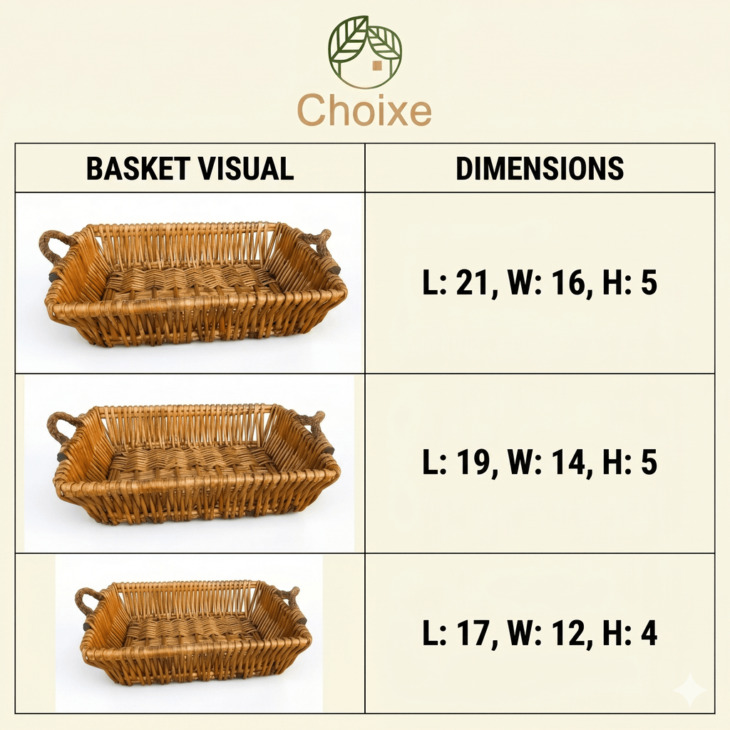 Natural Woven Nesting Baskets for Linens and Living Spaces