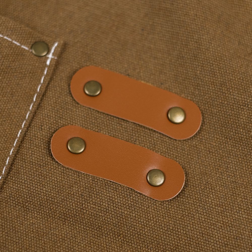 Xemussa Cotton Canvas Cross Back Chef Apron - Adjustable, practical