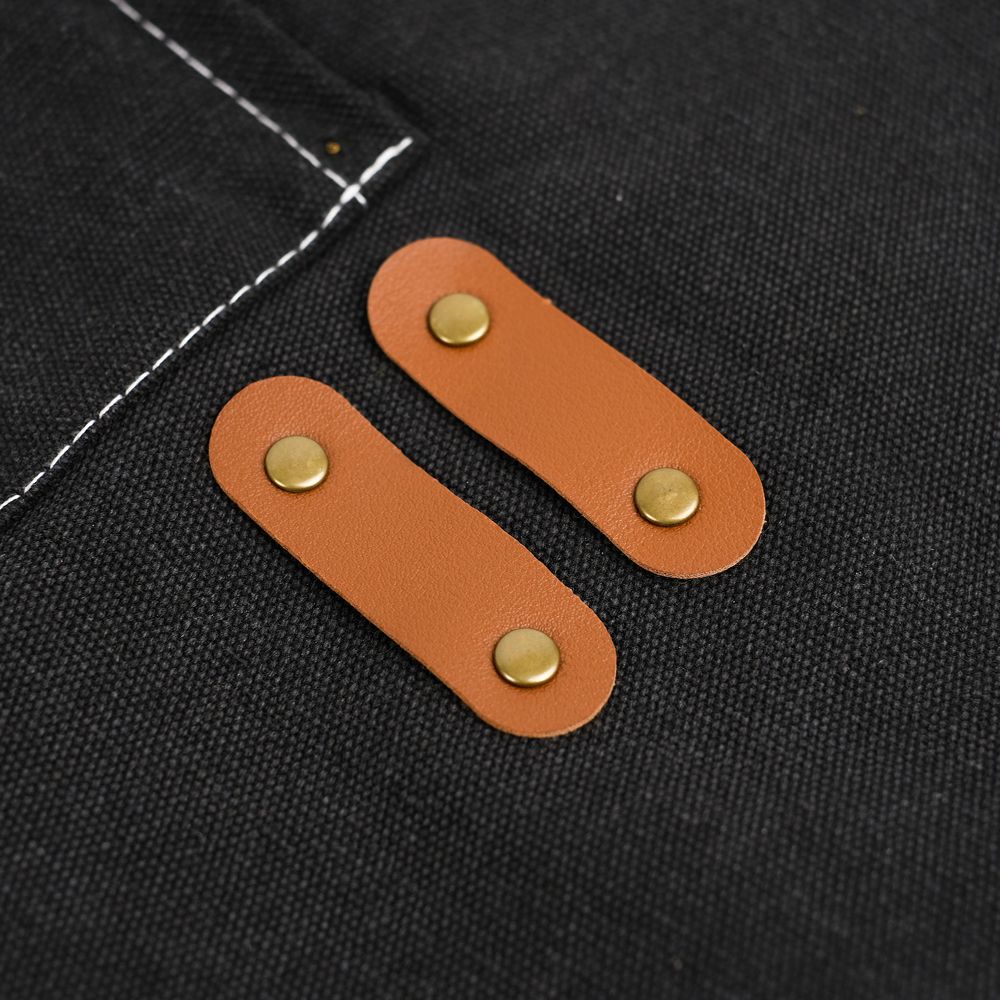 Xemussa Cotton Canvas Cross Back Chef Apron - Adjustable, practical