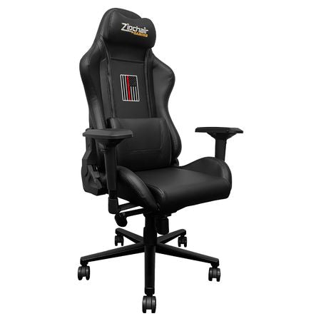Xpression Pro Red Line Flag Gaming Chair